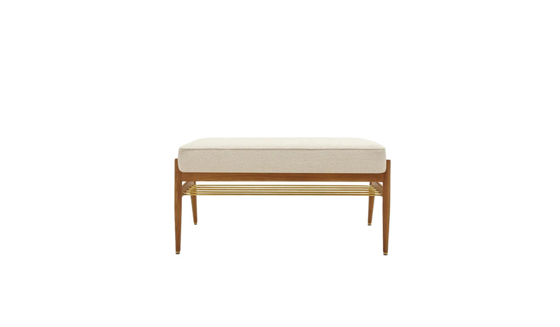 Banc-Fox - Banc, S, tissu bouclé, crème--NOVINEA-366 CONCEPT