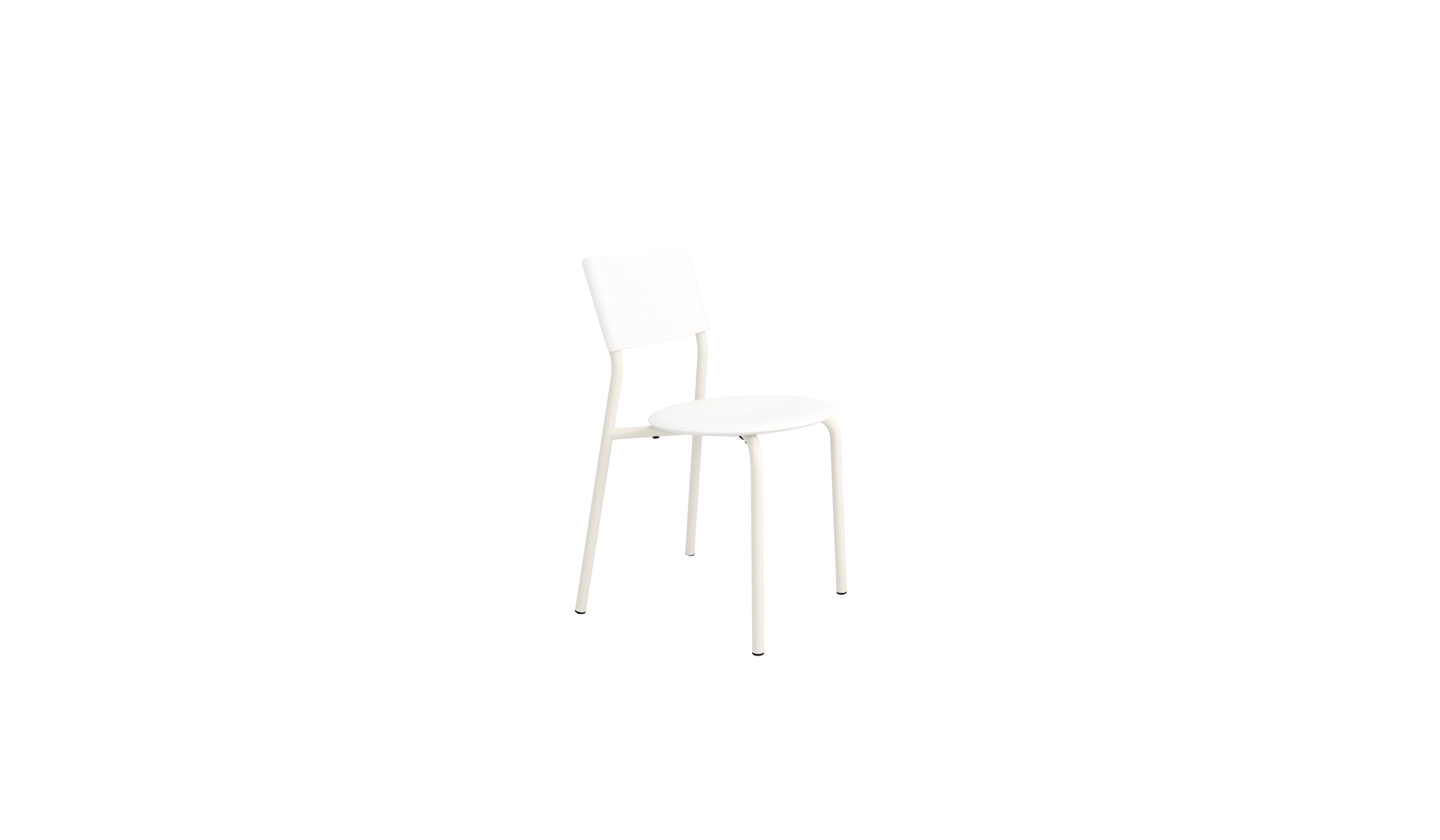 SSDr recycled plastic chair, cream white