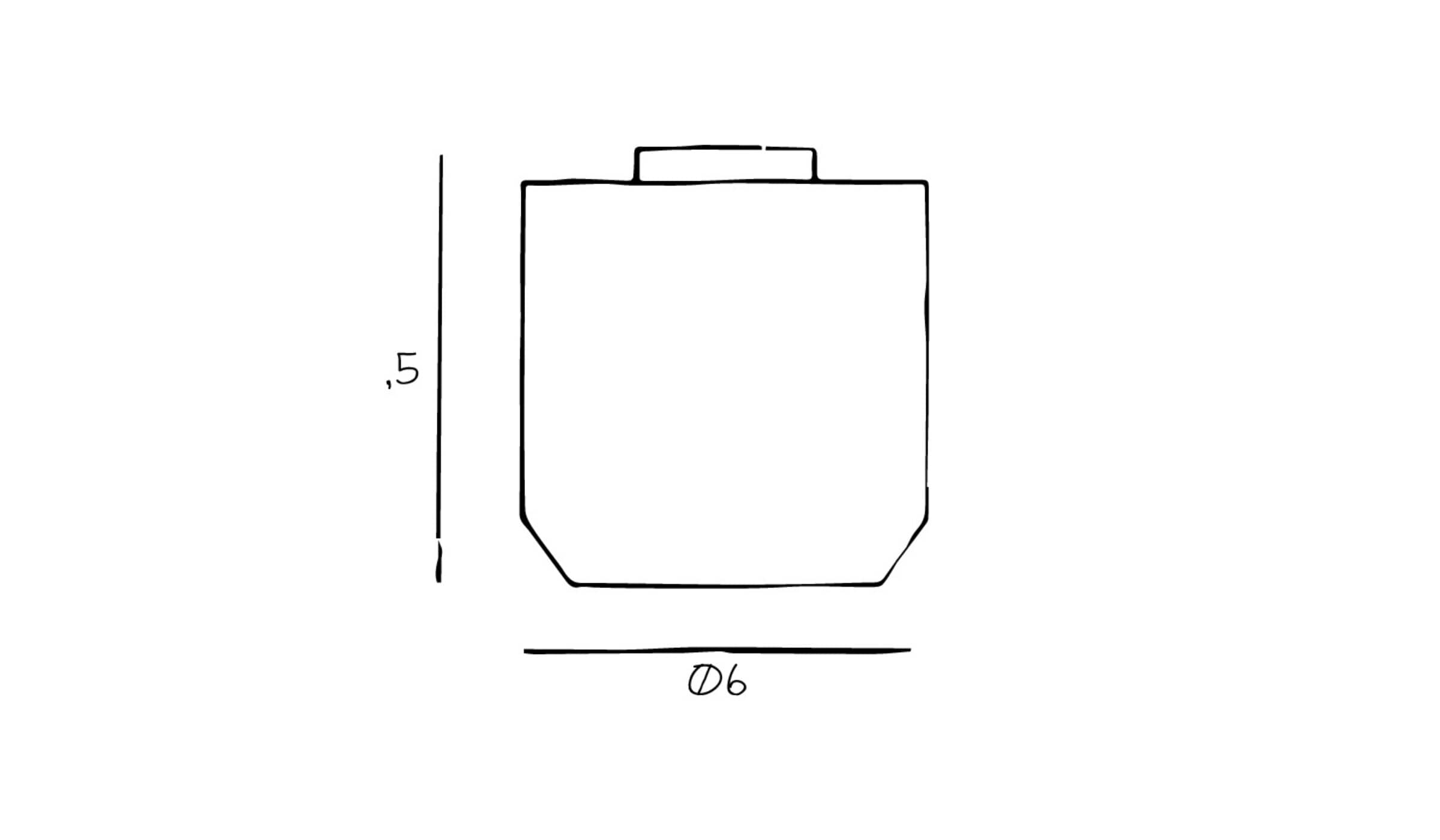 Bougeoir Sons Of Marble, une bougie, taille S