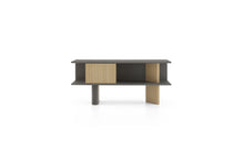 Living sideboard medium size, natural oak and anthracite