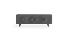 Bardot high-end Italian design sideboard, 4 doors, anthracite gray