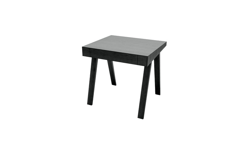 Bureau design 4.9 en frêne noir, 1 tiroir