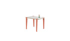 Children's desk, Vice-Versa slate, flamingo pink steel legs