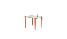 Children's desk, Vice-Versa slate, flamingo pink steel legs