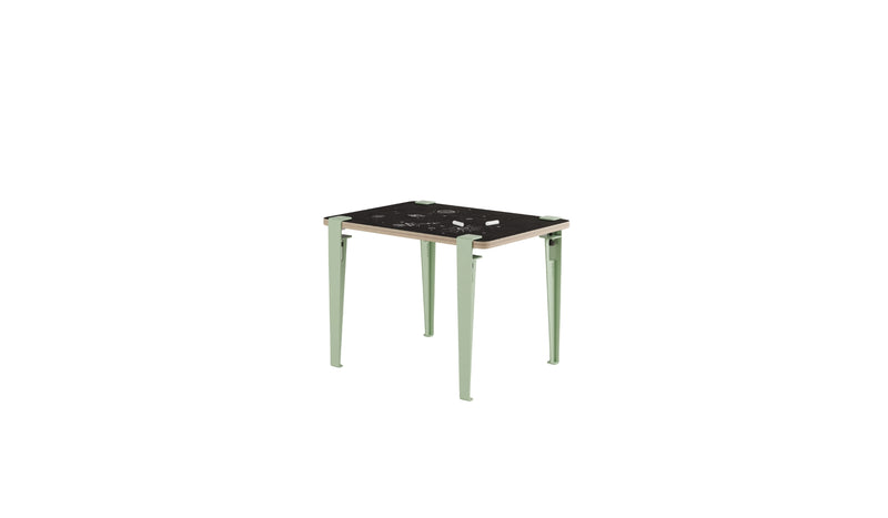 Children's desk, Vice-Versa slate, Dino green steel legs