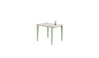 Bureau enfant, ardoise Vice-Versa, pieds en acier vert Dino