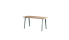 Bureau New Modern, 150x70 cm, chêne et acier bleu pâle