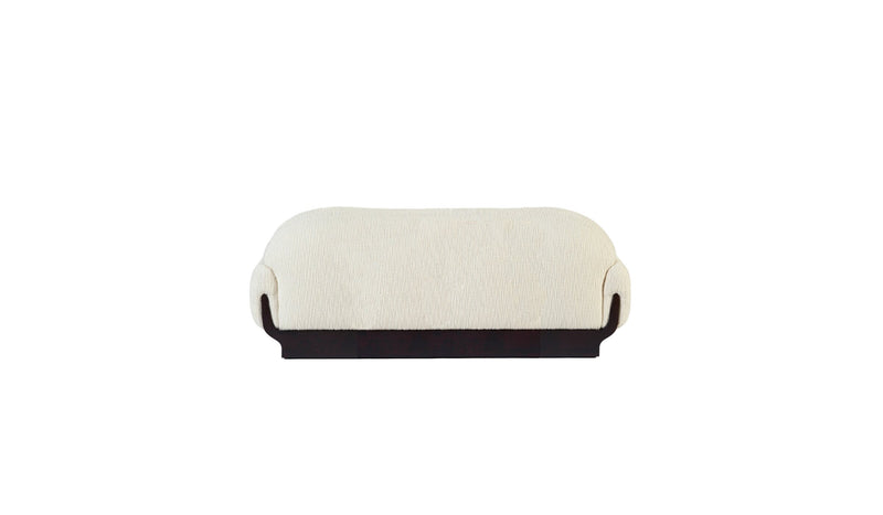 Copacabana luxury sofa in oak and fabric