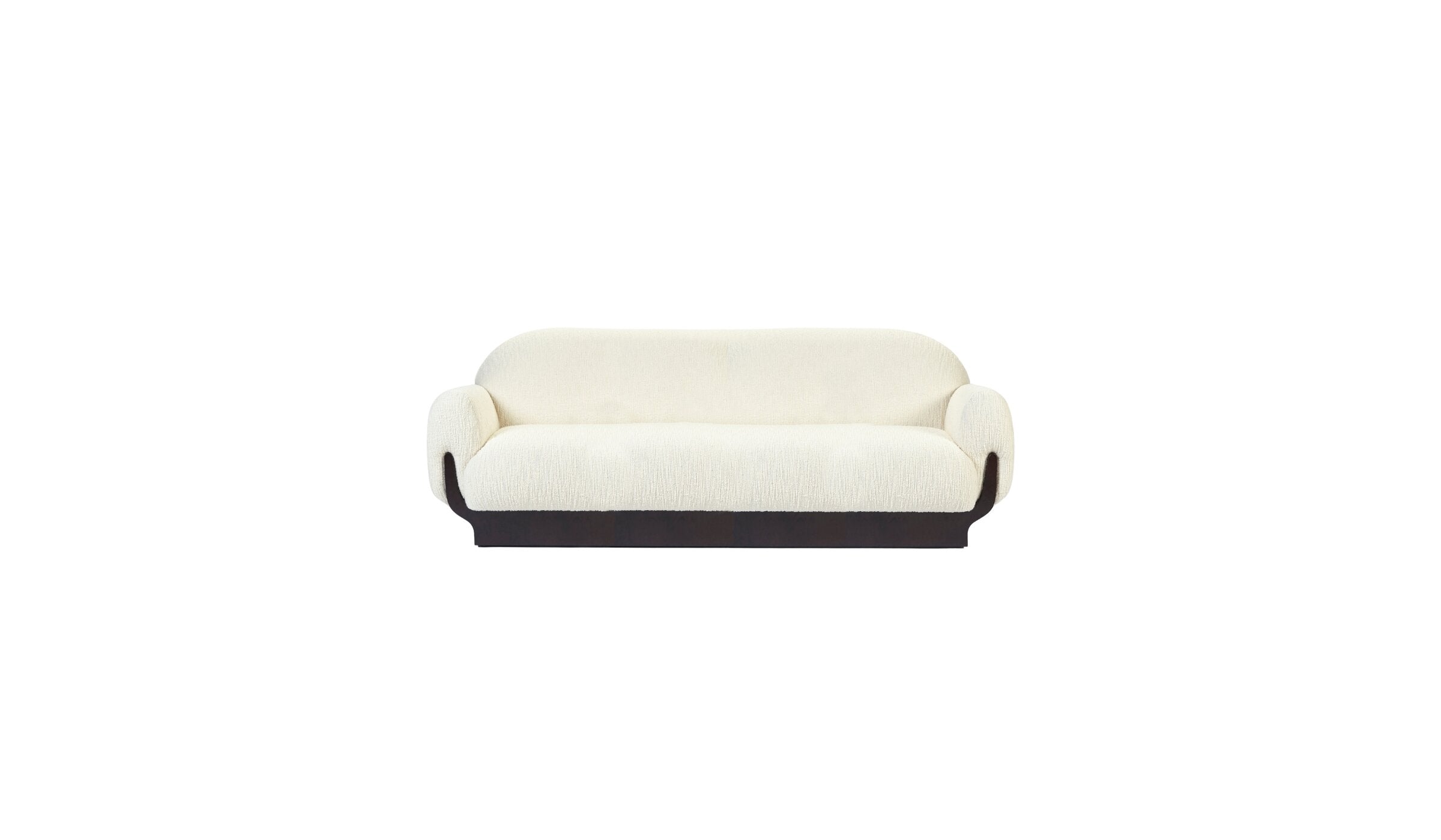 Copacabana luxury sofa in oak and fabric