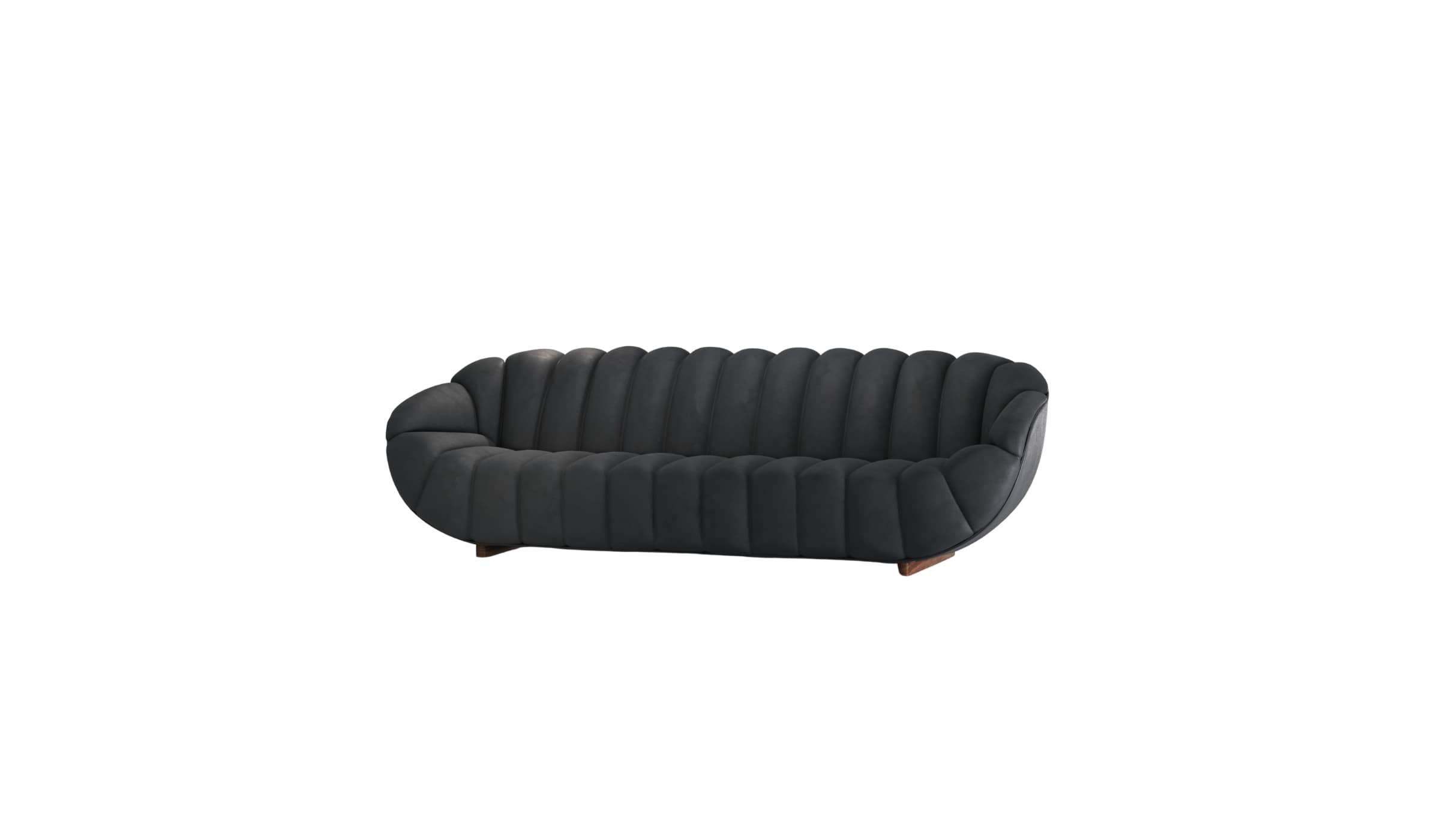 Rabelo high-end sofa, 3 seats, leather