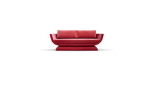 High-end Oscar sofa, in red velvet