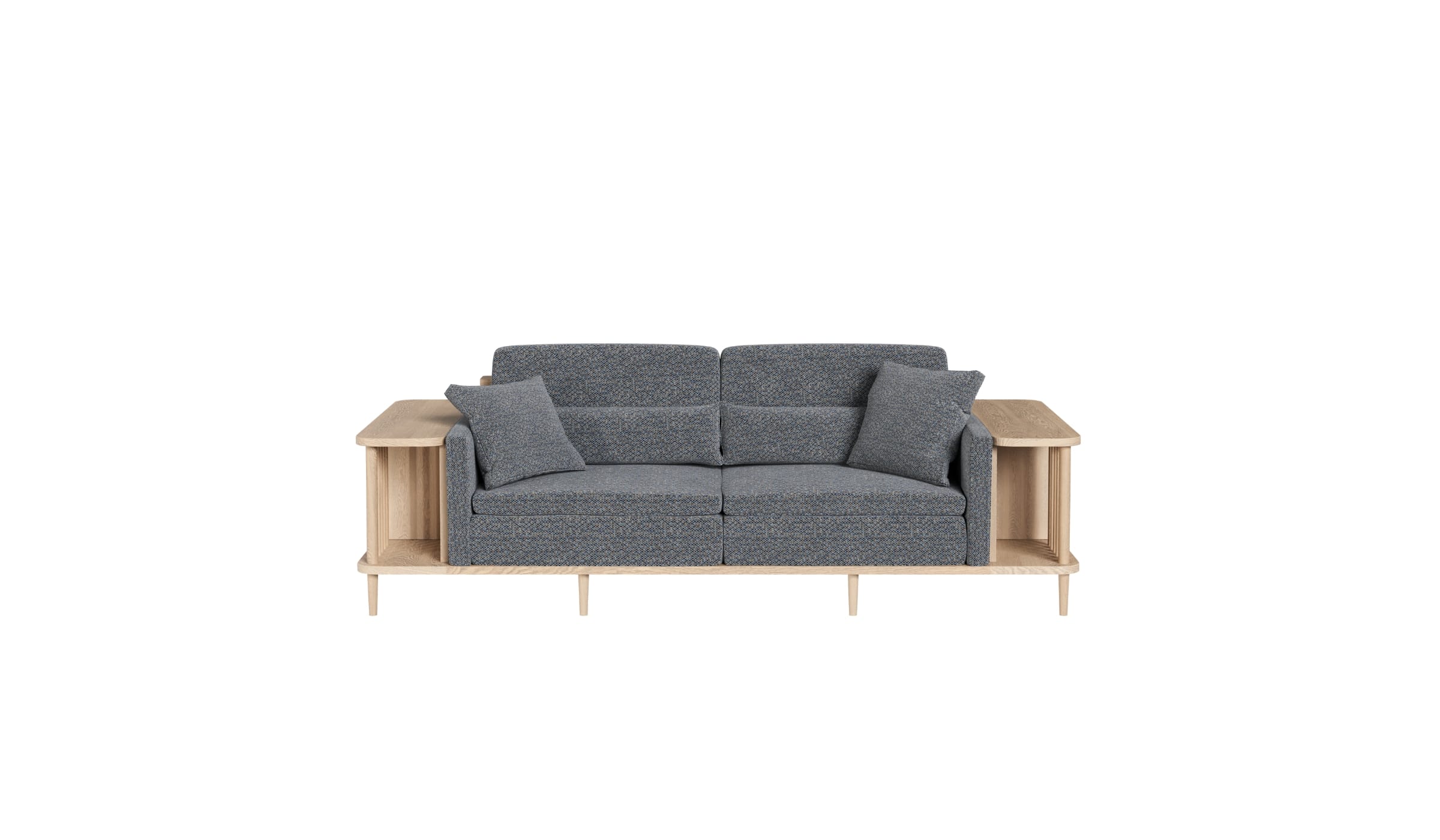 Scaffold - Sofa, oak frame, fabric