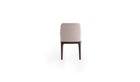 Big Antigona dining chair, in solid ash wood &amp; pinkish beige bouclé wool