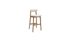 Bar chair 200-190 Basic, white marbled fabric