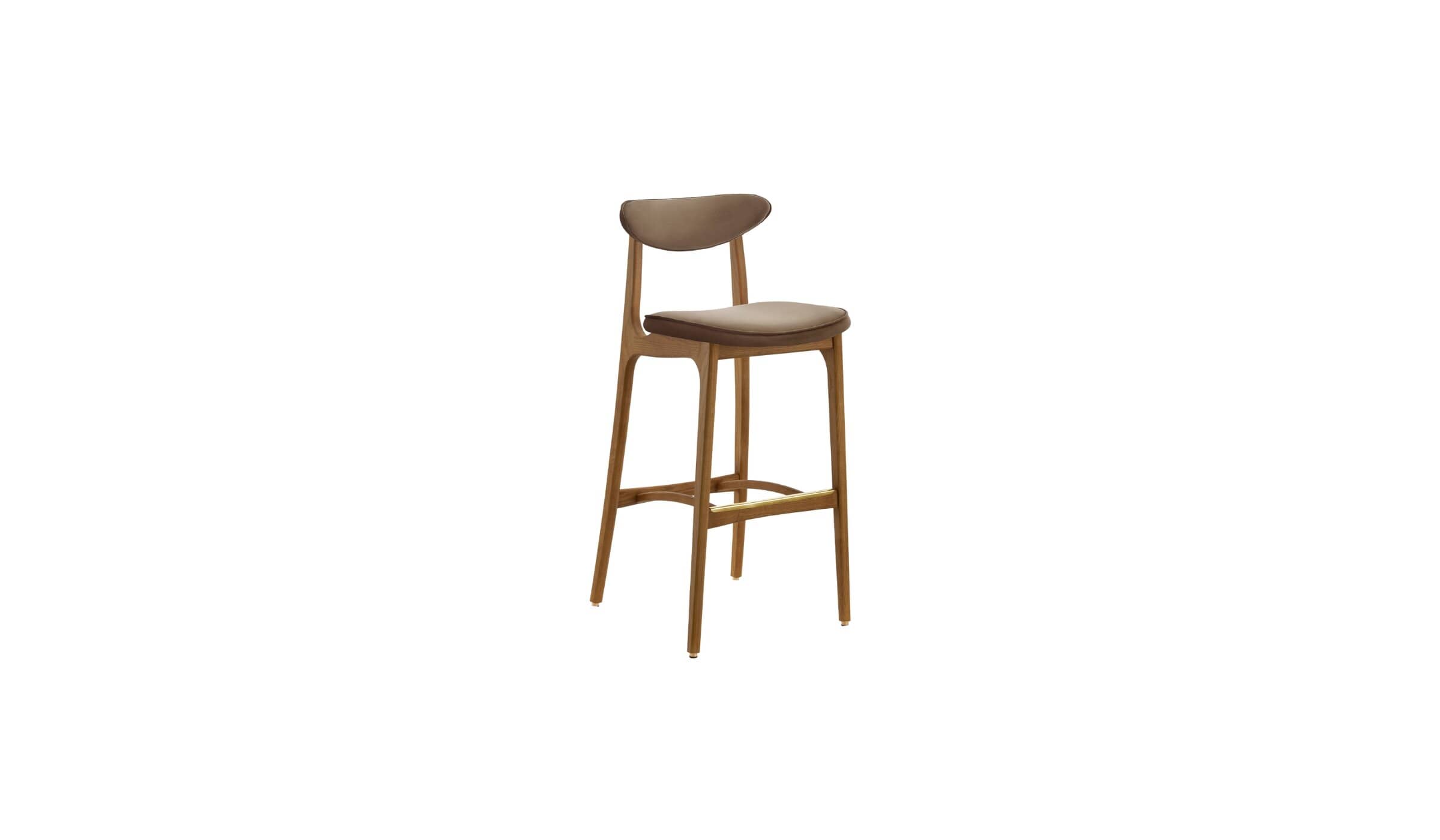 Iconic bar chair 200-190 Basic, bright taupe velvet