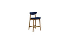 Counter chair 200-190 Basic, indigo blue velvet