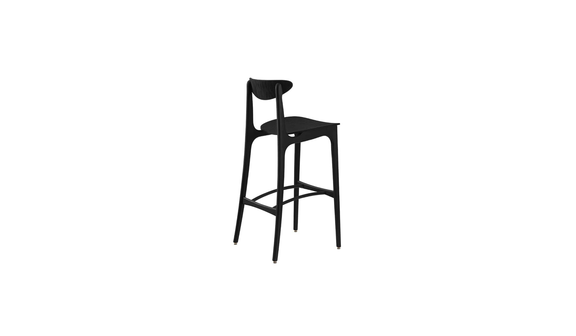 Timber 200-190 Bar Chair in Black Ash Wood