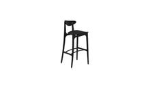 Timber 200-190 Bar Chair in Black Ash Wood