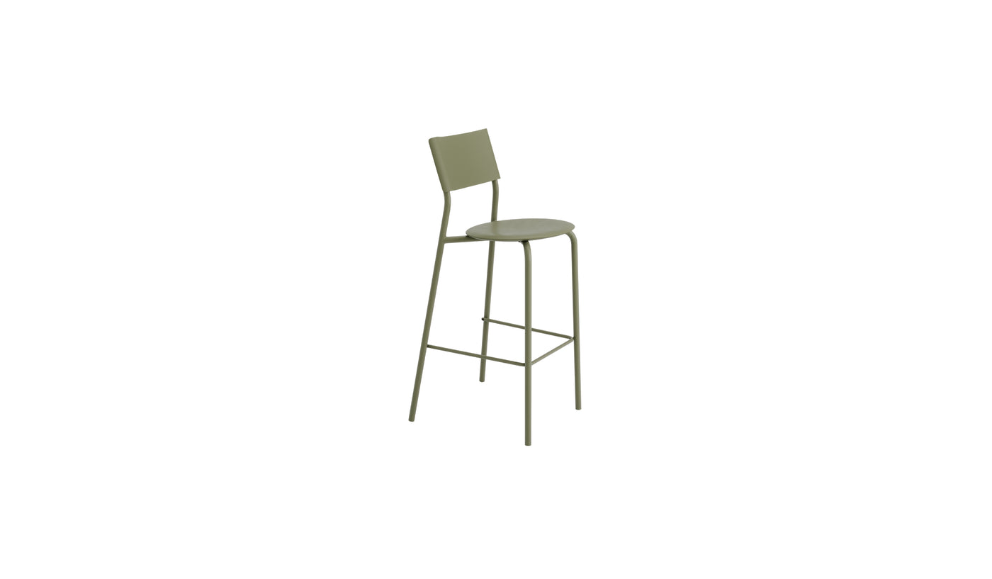 Chaise de bar SSDr 75 cm, vert kaki