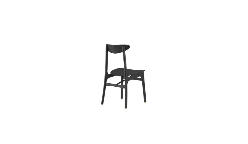 200-190 Timber chair in black ash wood