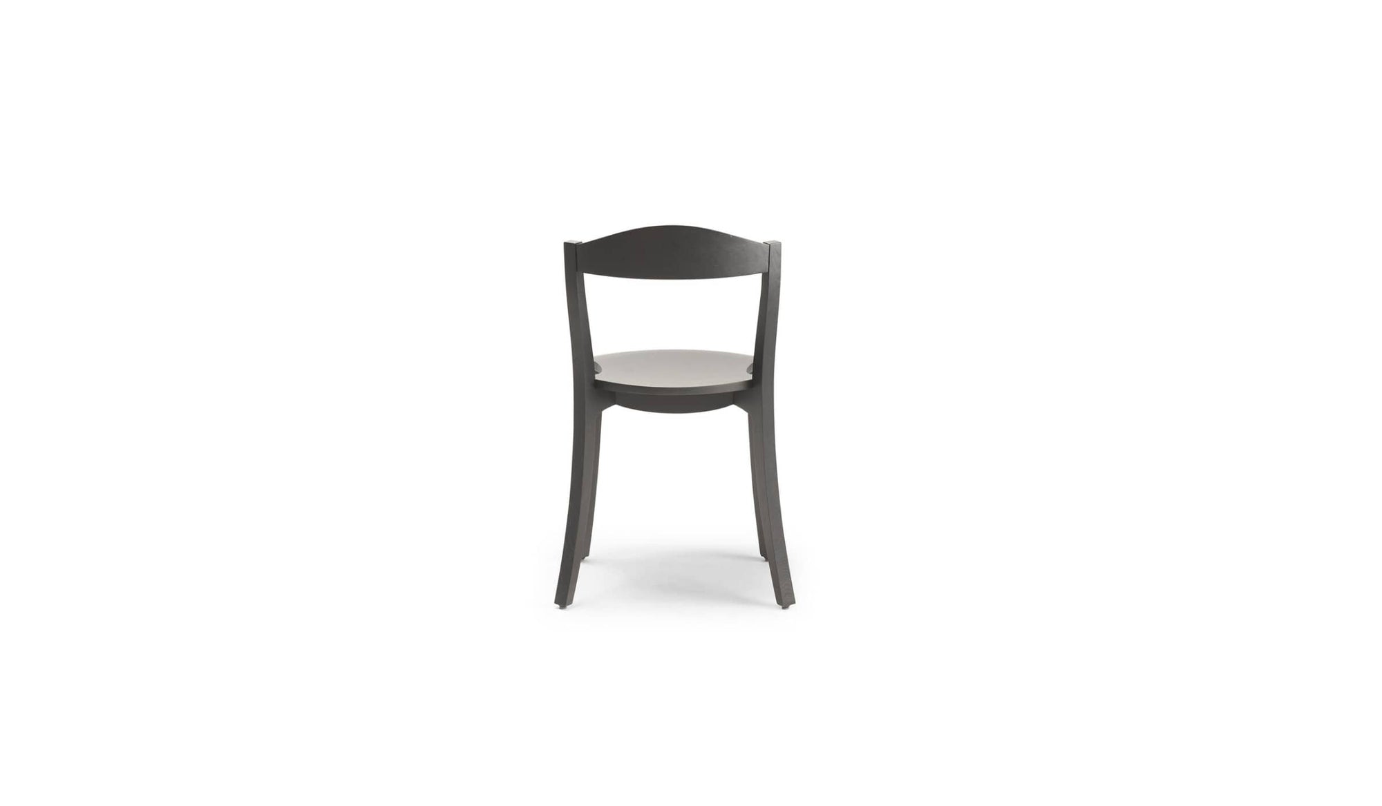 Chaise Bibolina, chêne teinté noir