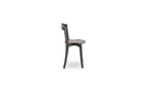 Chaise Bibolina, chêne teinté noir