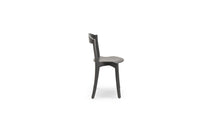 Chaise Bibolina, chêne teinté noir
