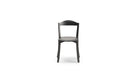 Chaise Bibolina, chêne teinté noir