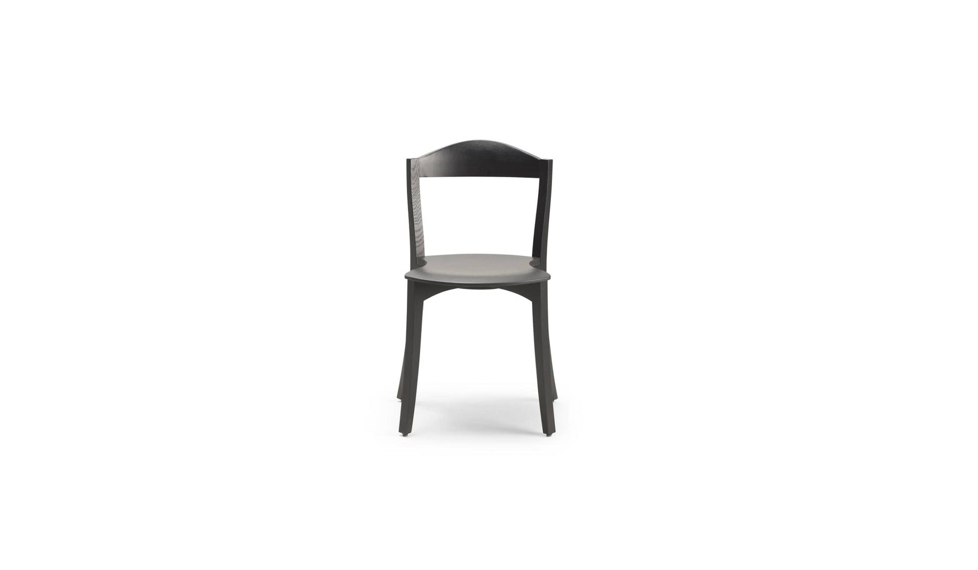 Chaise Bibolina, chêne teinté noir
