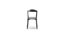 Chaise Bibolina, chêne teinté noir