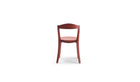 Chaise Bibolina, chêne teinté rouge
