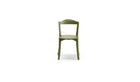 Chaise Bibolina, chêne teinté vert