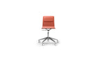 Chaise de bureau Laia, sans accoudoirs, avec roulettes