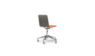 Chaise de bureau Laia, sans accoudoirs, avec roulettes