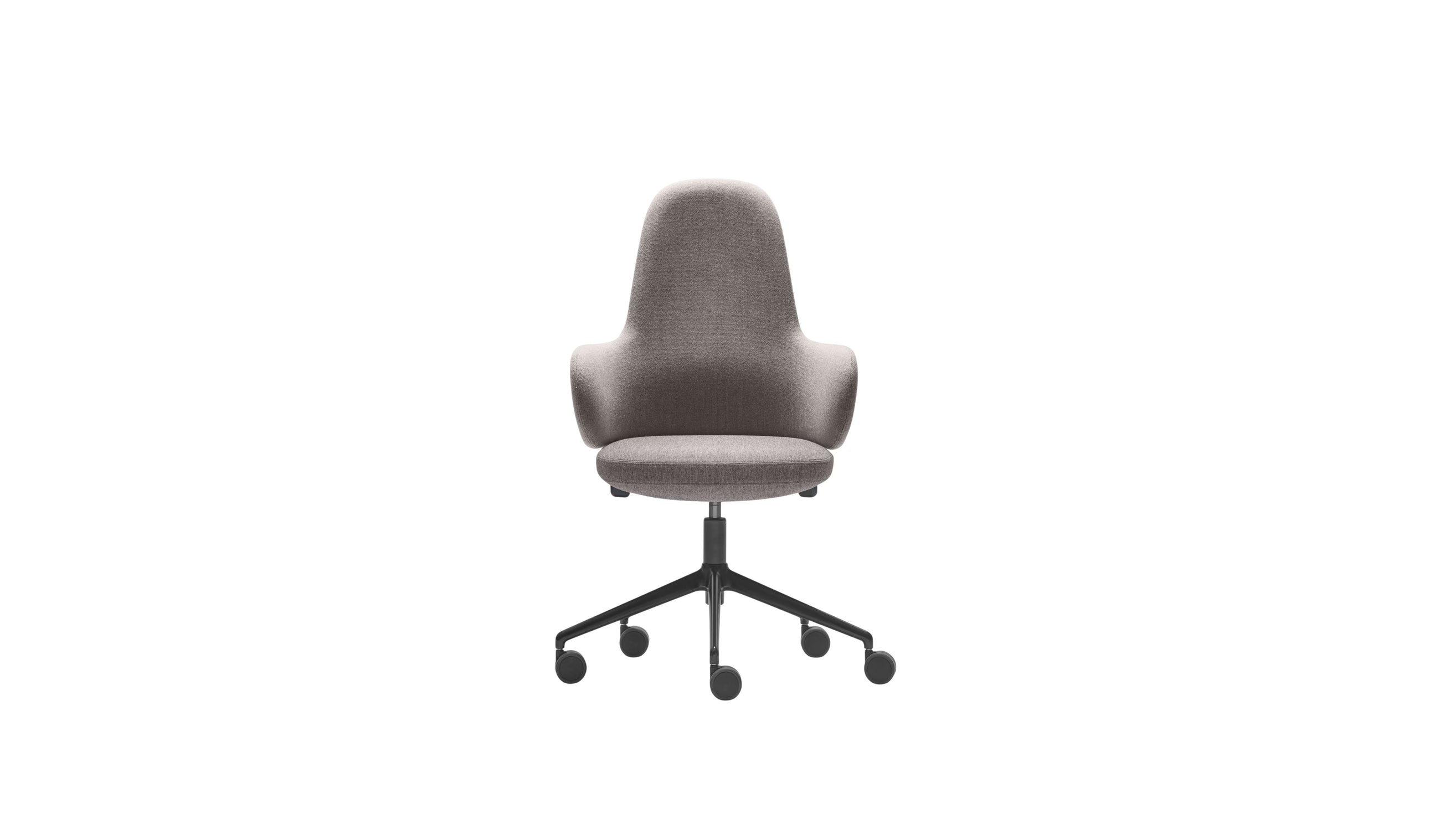 Chaise de bureau Lan, dossier haut, avec roulette