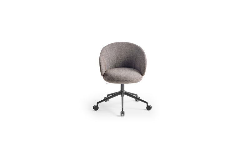 Chaise de bureau Pottolo, avec roulettes