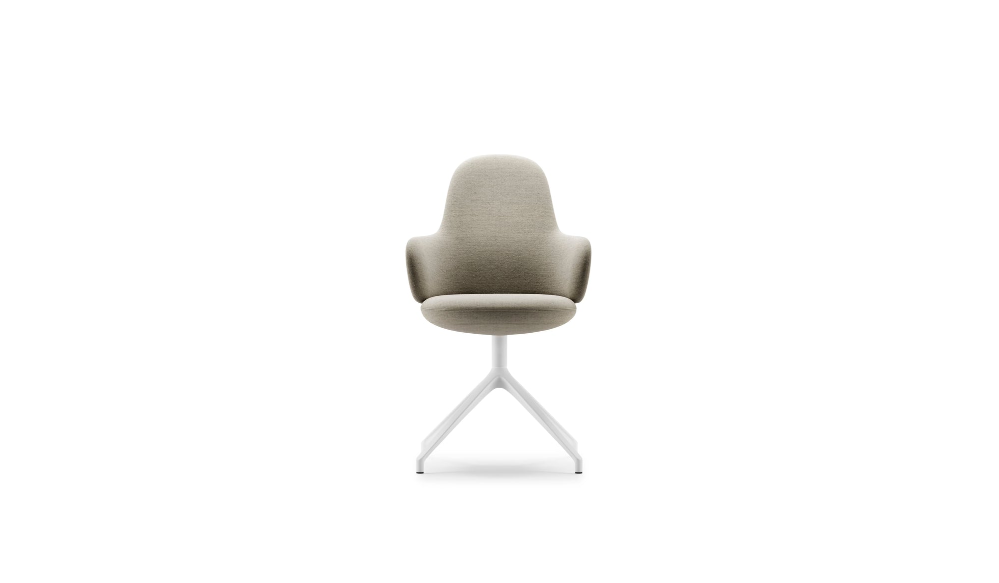 Chaise de réunion Lan, dossier standard
