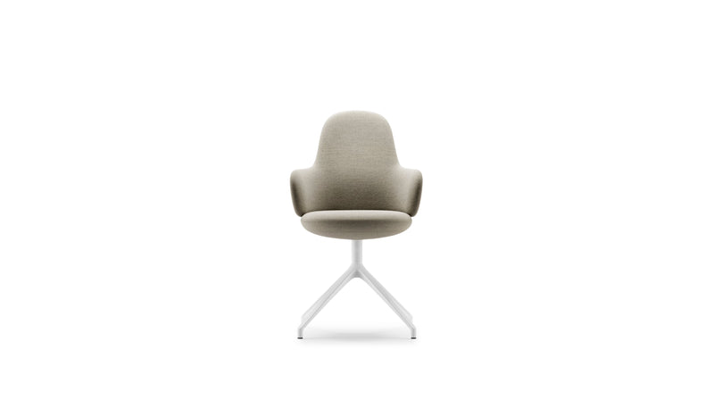 Chaise de réunion Lan, dossier standard