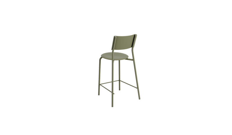 Chaise de comptoir SSDr 65 cm, vert kaki