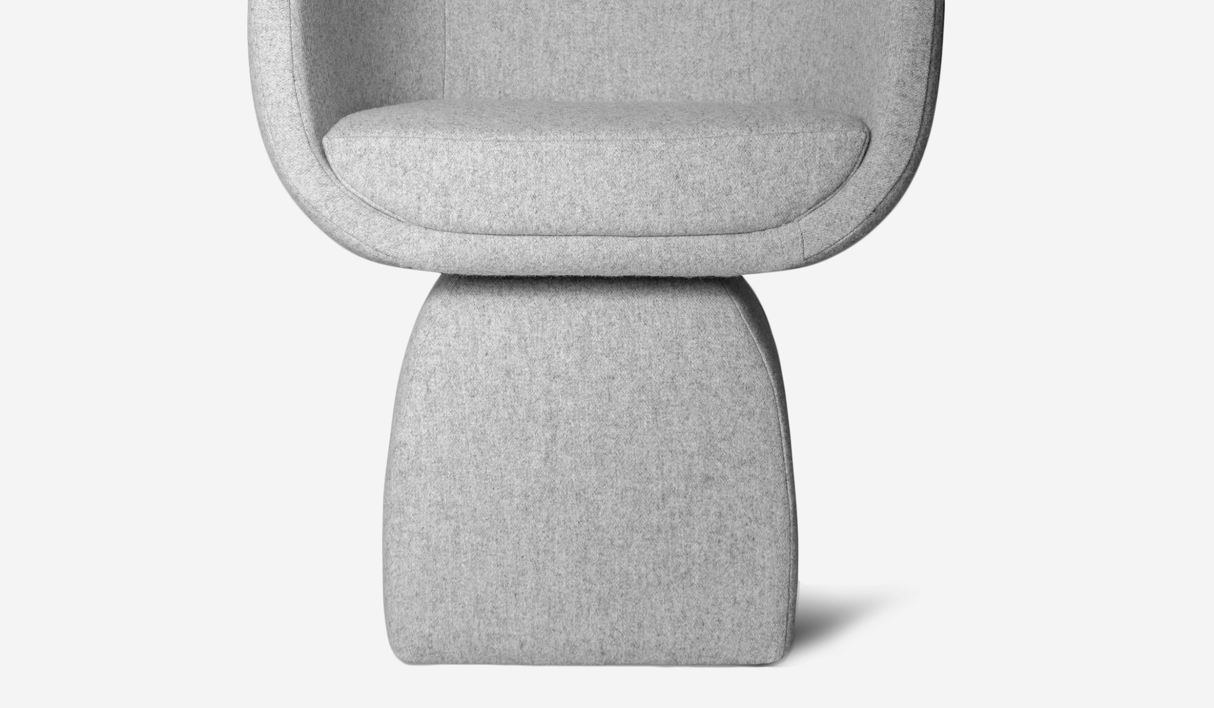 Oscar - Gray fabric dining chair