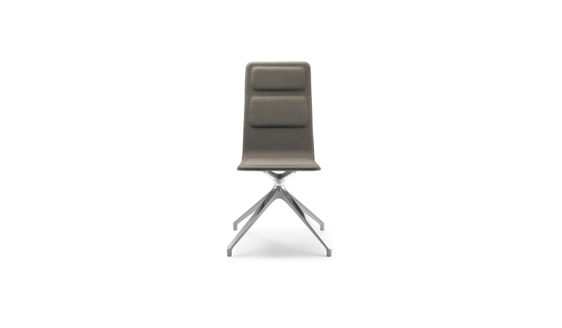Chaise de réunion Laia, dossier haut, sans accoudoirs