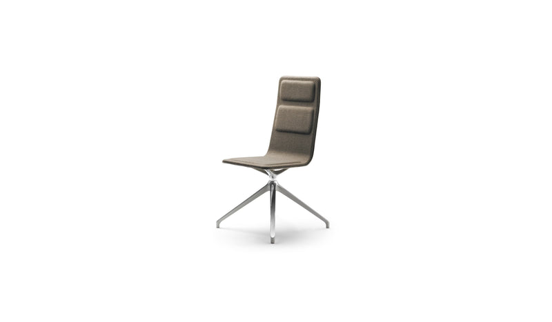 Chaise de réunion Laia, dossier haut, sans accoudoirs