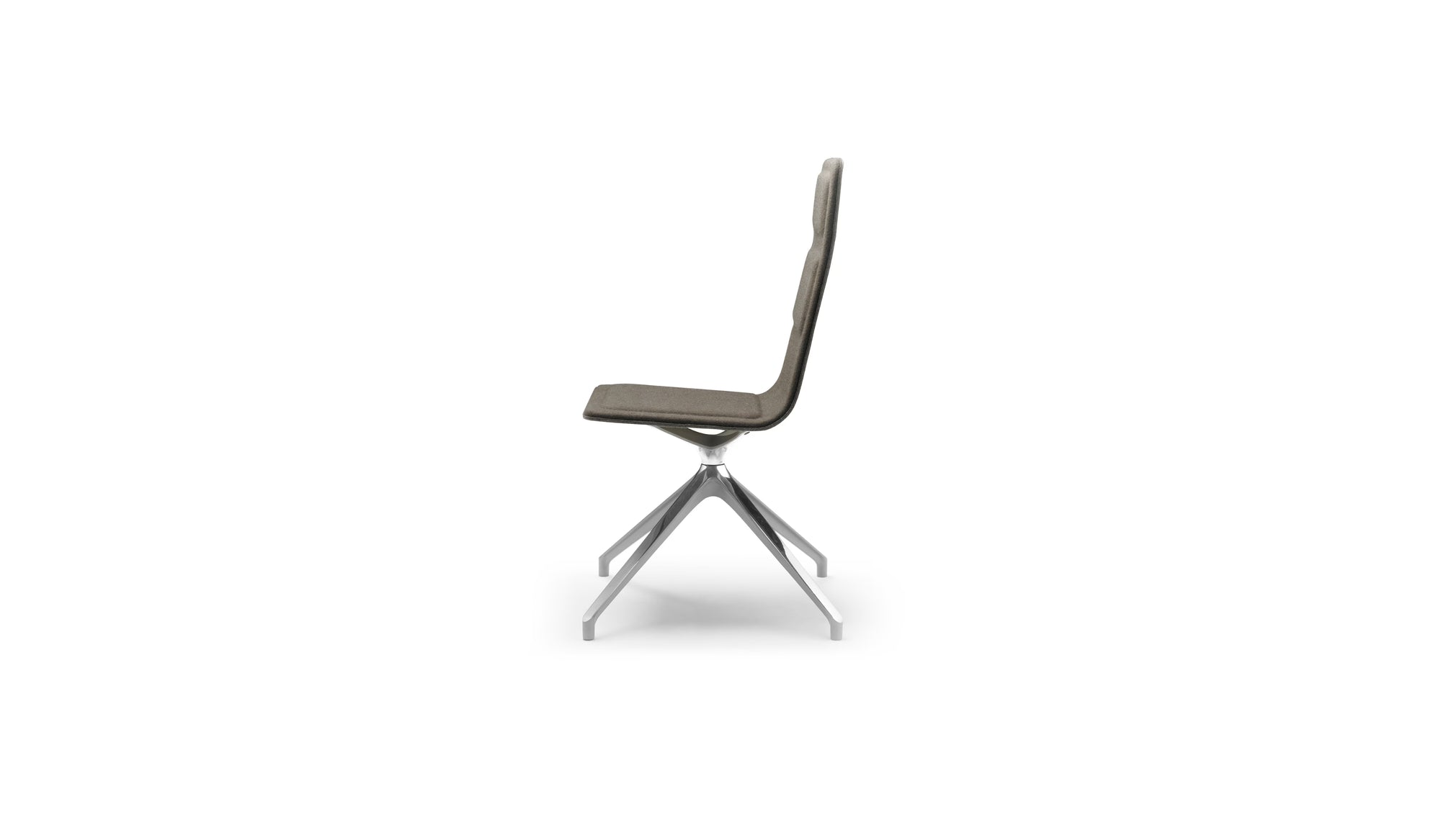 Chaise de réunion Laia, dossier haut, sans accoudoirs
