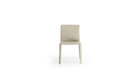 Minimalist design chair Jumpsuite, in natural leather