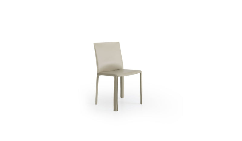 Minimalist design chair Jumpsuite, in natural leather