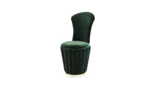 Svetlana - Chair with nevotex velvet covering, brass finish