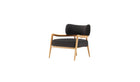 Botero lounge chair in solid natural oak