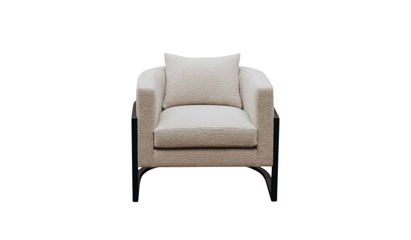 Julius modern design armchair, black oak