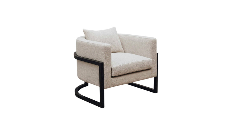 Julius modern design armchair, black oak