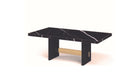 Geometry Luxury Dining Table with Nero Marquina Marble Top